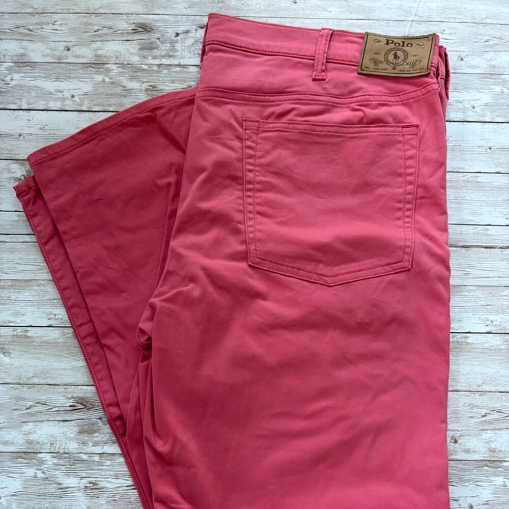 Polo Ralph Lauren - 5 Pocket Pants - Pink - Size 38x30